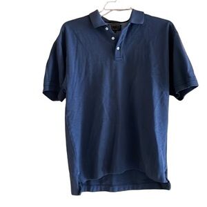 Alexander Julian Colours Vintage Men’s Polo Shirt Cotton Size Large Navy